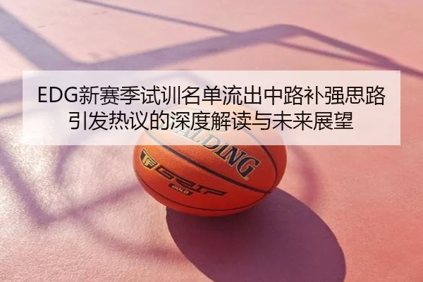 EDG新赛季试训名单流出中路补强思路引发热议的深度解读与未来展望